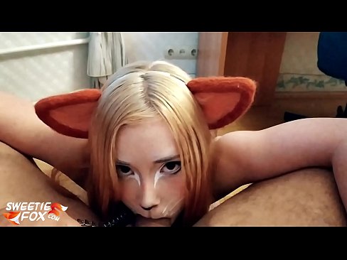 ❤️ Kitsune ingoia il cazzo e sborra in bocca ️❌ Video di sessoal it.mouthporn.ru ☑